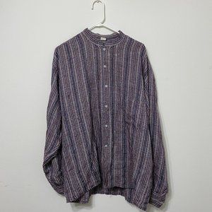 Ecuadorian-made, 100% cotton, striped men’s casual tunic